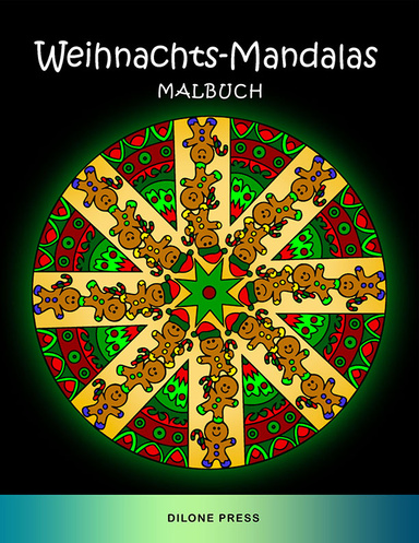 Weihnachts-Mandalas Malbuch