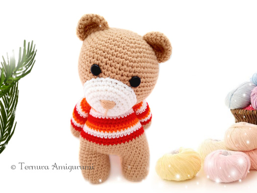 Crochet pattern Noah the bear