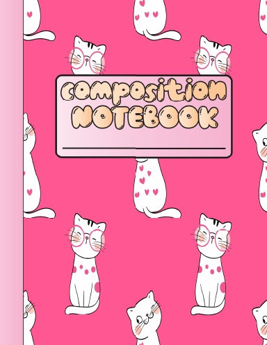 Cat Lover’s Composition Notebook vol.4 8.5x11