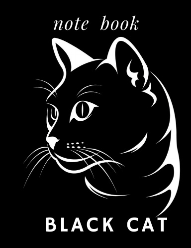 notebook black cat
