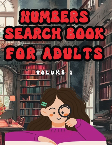 NUMBERS SEARCH BOOK FOR ADULTS