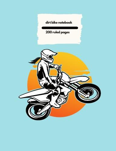 Dirt Bike Composition Notebook Journal: BRAAP DARLING | 200 Ruled Pages for Back-to-School, College, Work, Personal, Home Use. Ideal for Study Notes, Meeting Notes, Journaling, To-Do Lists, Grocery Lists, or Planning the Next Trail or Track Day.