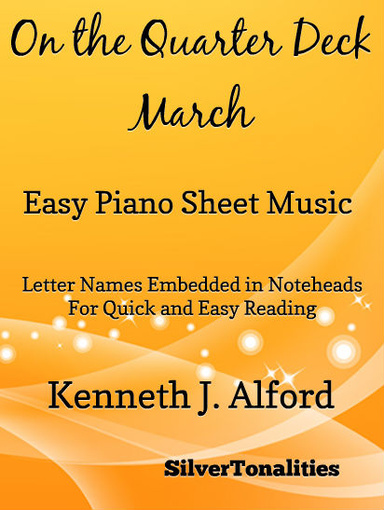 On the Quarter Deck March Easy Piano Sheet Music