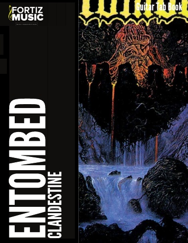 Entombed-Clandestine Guitar Tab Book