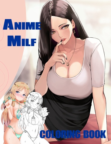 Anime Milf coloring book