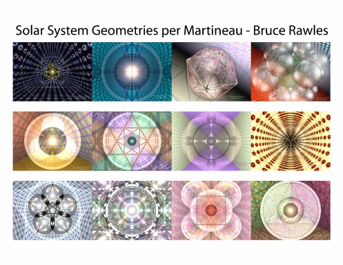 Solar System Geometries per Martineau - 2026