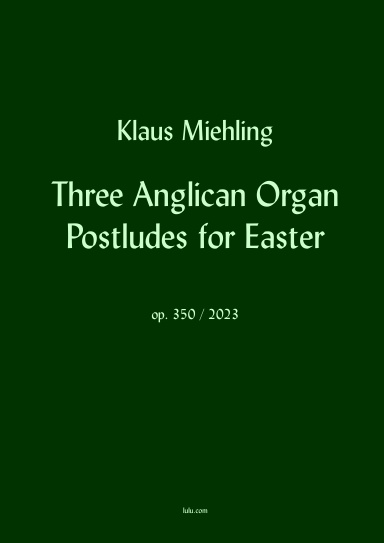 Three Anglican Easter Postludes