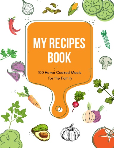 Empty Cookbook: Journal Notebook. Recipe Keeper, Organizer To