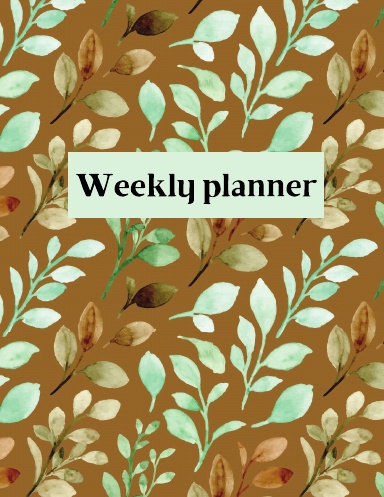 weekly planner