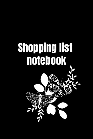Shopping List Notebook