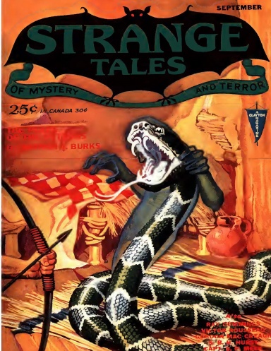Strange Tales of Mystery & Terror 1931 September