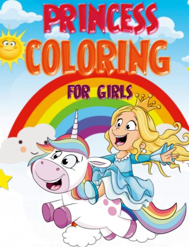 princess coloring book for girls