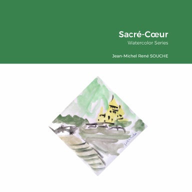 Sacré-Cœur,  Montmartre. Watercolor Series.
