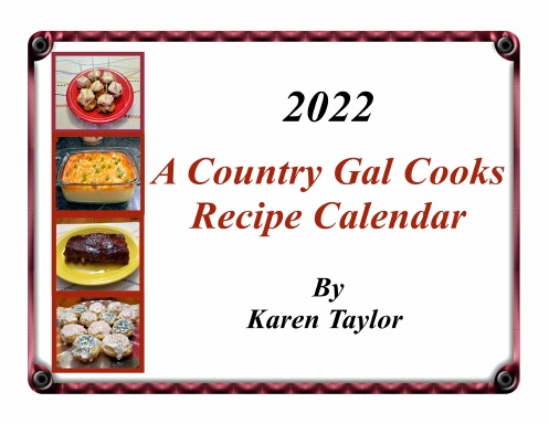A Country Gal Cooks Recipe Calendar
