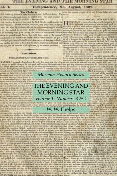 The Evening and Morning Star Volume 1, Numbers 3 & 4: Mormon History Series