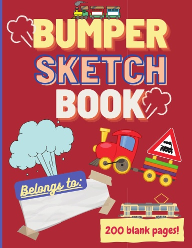 Bumper Sketch Book (Train Theme)