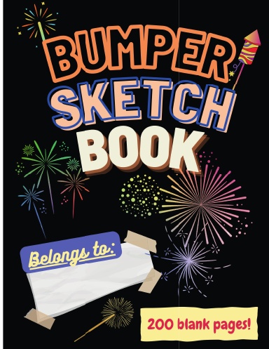 Bumper Sketch Book (Firework Theme)
