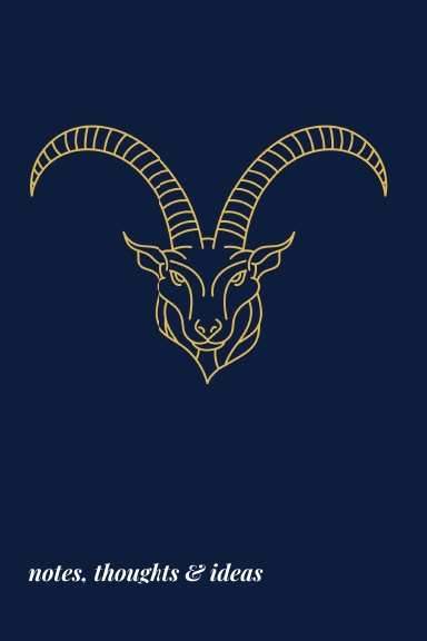 Capricorn Goat Zodiac Notebook