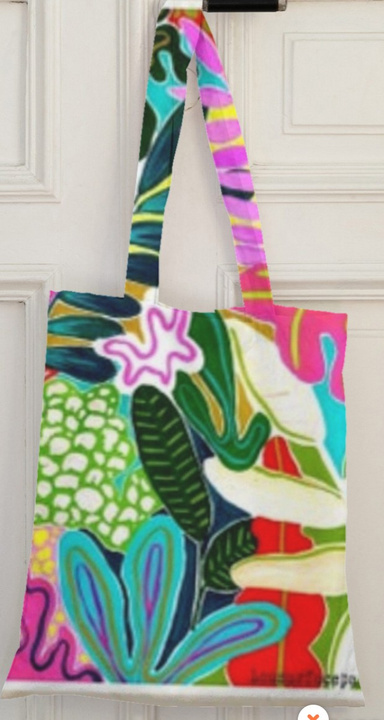 Tote bag multicor designer