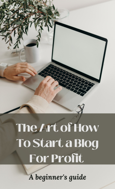 The Art of How To Start a Blog For Profit