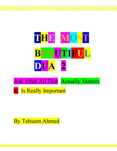 The Most Beautiful Dua 2