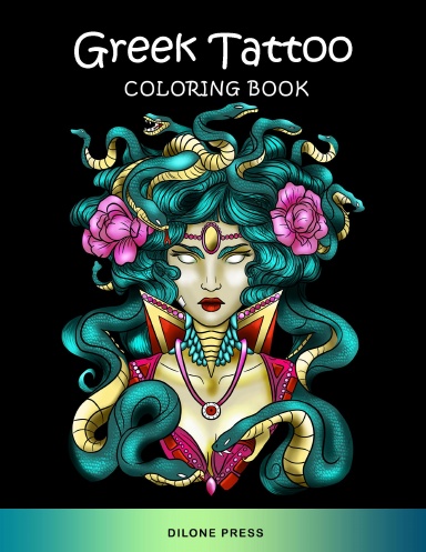 Greek Tattoo Coloring Book