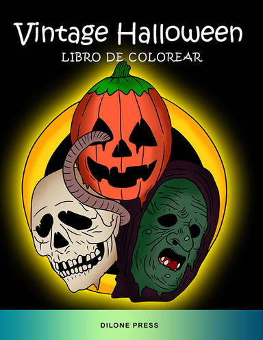 Vintage Halloween Libro de Colorear