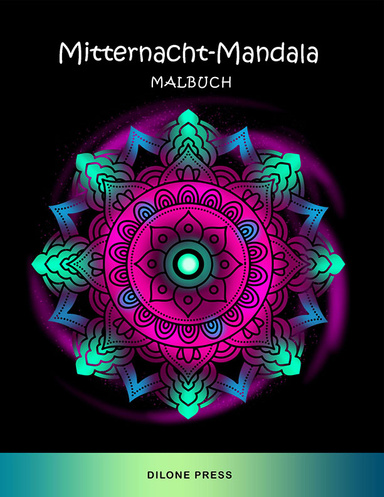 Mitternacht-Mandala Malbuch