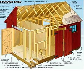 Free 12 x 8 Shed Plan With Illustrations, Blueprints & Step By Step Details