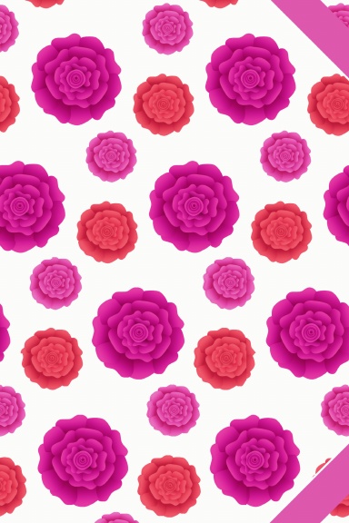 Pink Floral Modern Journal