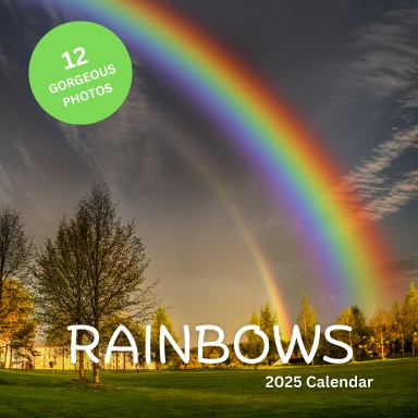 2025 Rainbows Wall Calendar