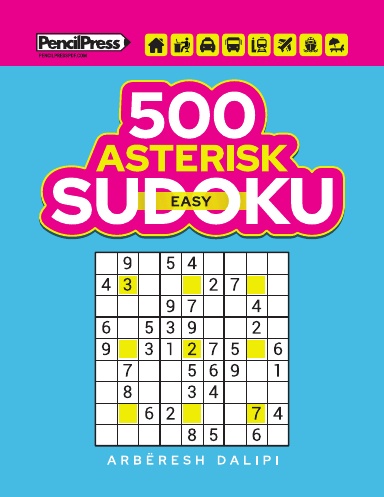 500 Easy Asterisk Sudoku