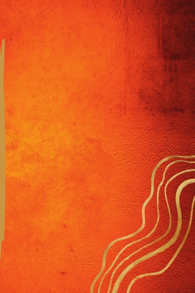 Sunset Inspired Abstract Lined Spiral Journal