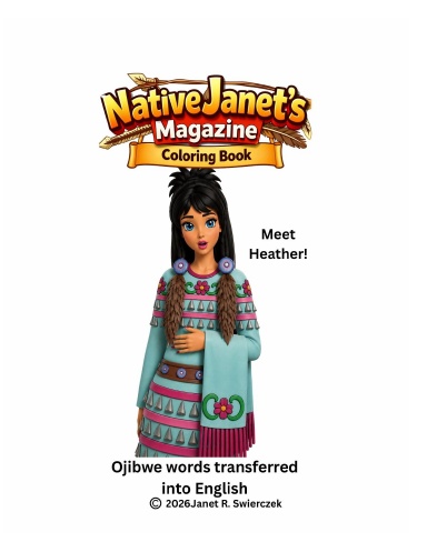 Native Janet's Magazine Coloring Book