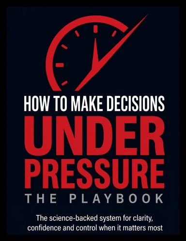 How to Make Decisions Under Pressure: The Playbook