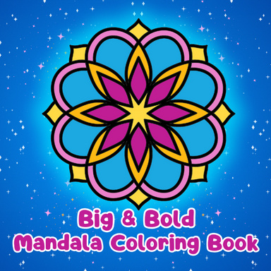 Big & Bold Mandala Coloring Book