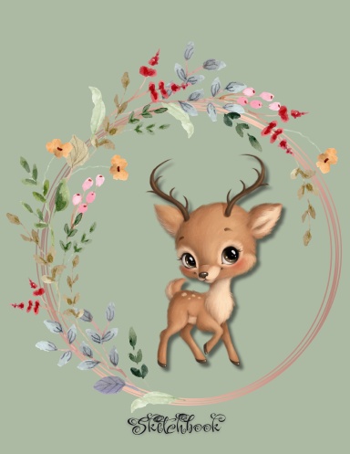 Cute Deer Sketchbook