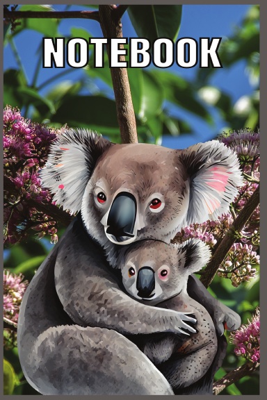 Baby Koala & Mom Notebook