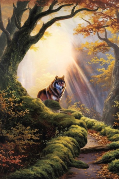 Wolf Spirit 12 Month Weekly Planner