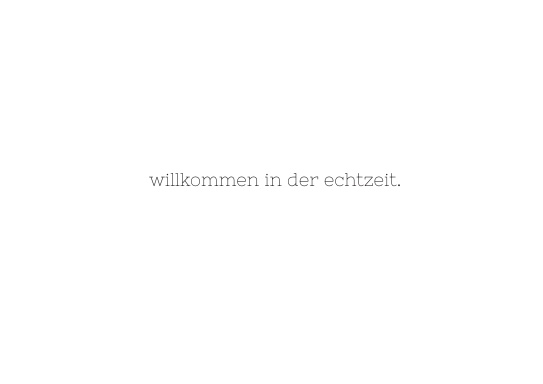 Willkommen in der Echtzeit