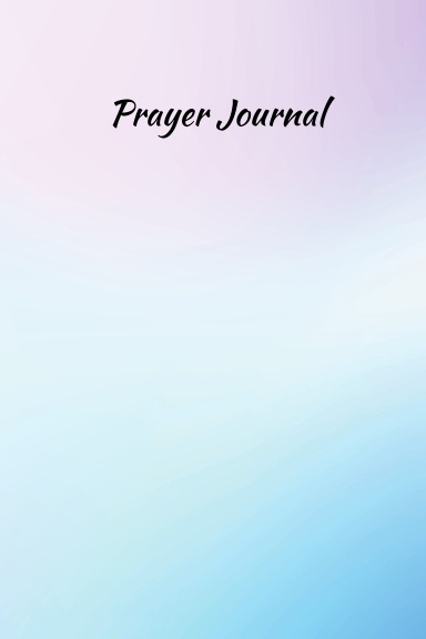 Purple and Blue Prayer Journal