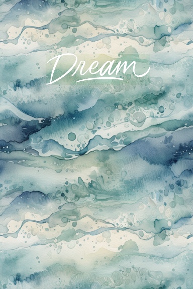 Abstract Ocean Dream Journal