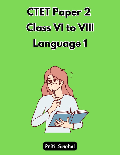 CTET Paper 2 Class VI to VIII Language 1