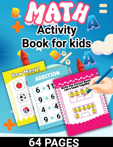 Math Activity Book For Kids