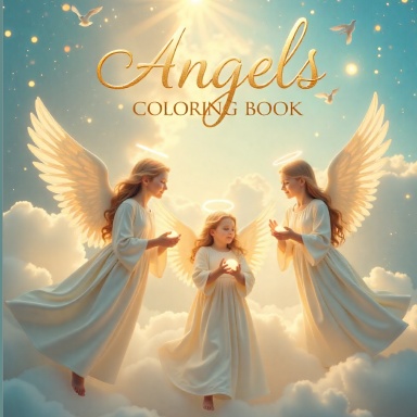Angels Coloring Book
