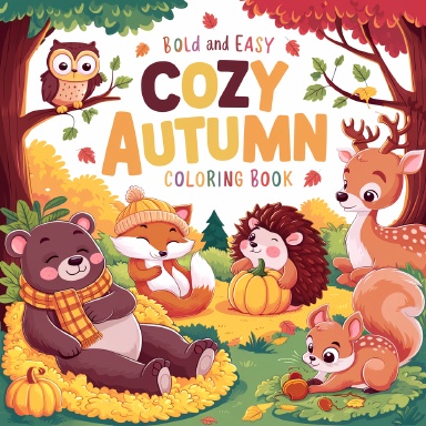Cozy Autumn Coloring Book