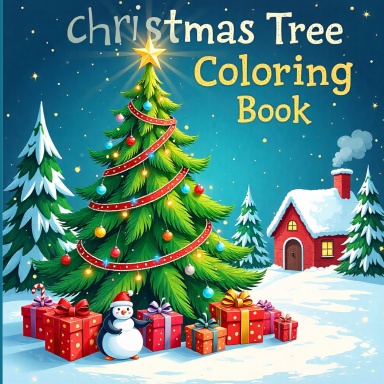 Christmas Tree Coloring Book