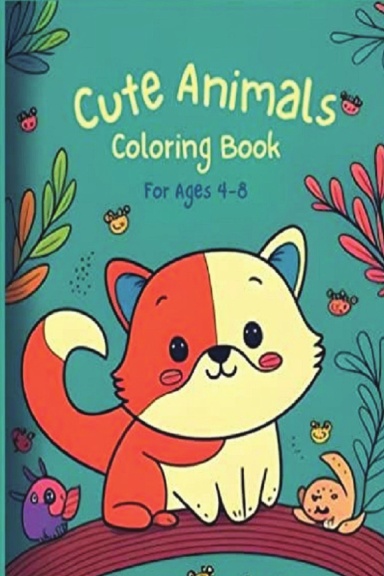 CUTE ANIMALS COLORING BOOK