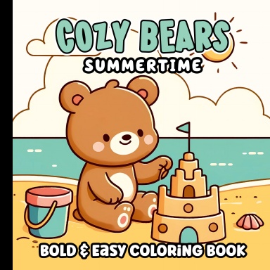 Cozy Bears Summertime Coloring Book
