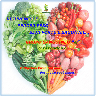 ALIMENTOS DE ACORDO COM SEU GRUPO SANGUÍNEO. GRUPO SANGUÍNEO “A” O FAZENDEIRO.